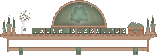 This St Patrick's Day Quilt Rack is from Country Tidbits Graphics!