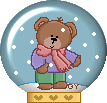 Winter Bear Globe Adoptions from Cute Colors